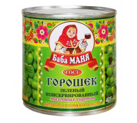 Горошек Баба Маня мозговой 12х425г ж/б