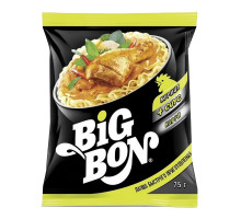 Лапша быстрого приготовления Big Bon,Курица + соус Карри