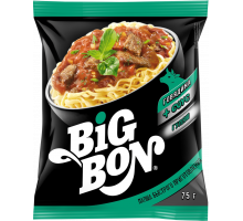 Лапша Big Bon Говядина + соус гуляш,75 гр