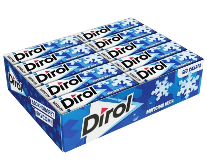 Жевательная резинка Dirol, Морозная мята