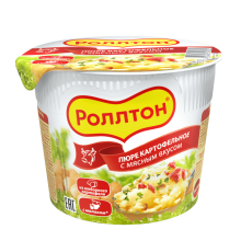 Картофельное пюре Роллтон, Мясо, 40г 