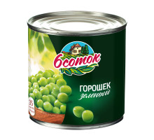 6 соток Горошек зелёный ж/б, 425г