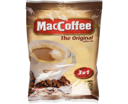 MacCoffee Original растворимый кофейный напиток 3 в 1, 10*20г