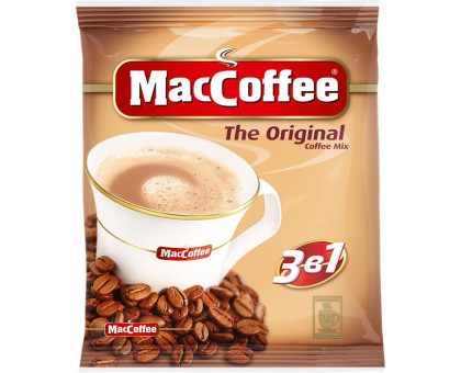 MacCoffee Original растворимый кофейный напиток 3 в 1, 25*20г