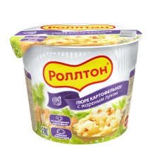Картофельное пюре Роллтон, жареный лук, 40г 