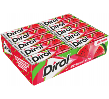 Жевательная резинка Dirol, Арбузная свежесть без сахара