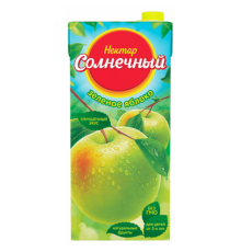 Нектар Солнечный Зеленое Яблоко, 1,9л