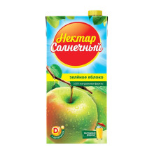 Нектар Солнечный Зеленое Яблоко, 1,9л