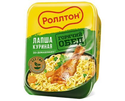 Лапша Роллтон, курица, 90г