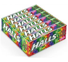 Карамель леденцовая Halls Colors «Ассорти», шоубокс