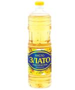 Масло подсолнечное Злато, рафинированное, 0,8 л