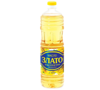 Масло подсолнечное Злато, рафинированное, 0,8 л