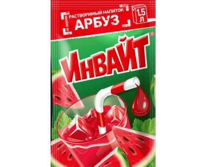 Напиток растворимый Инвайт со вкусом Арбуза, 12г