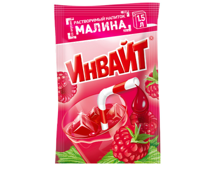 Напиток растворимый Invite Малина, 12г