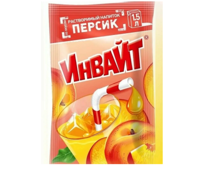 Напиток растворимый Invite Персик, 12г