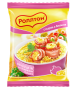 Вермишель Роллтон, Сыр и бекон, 60г*42