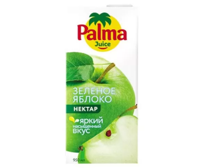 Нектар Palma Зеленое яблоко, 0,95 л.