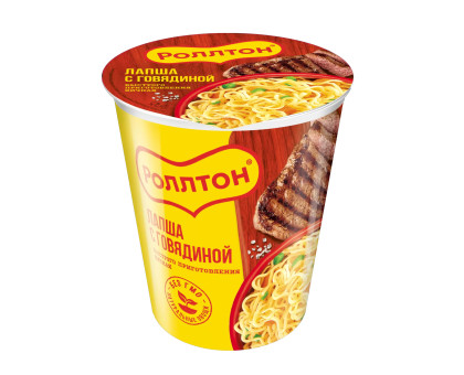 Лапша Роллтон, говядина, 70г