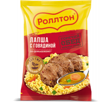 Лапша Роллтон, говядина, 85г