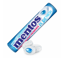 Жевательная резинка Mentos Pure fresh, Свежая мята, 15,5г