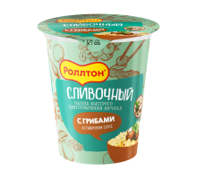 Лапша Роллтон со вкусом грибов в сливочном соусе, 70г