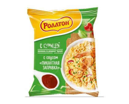Вермишель Роллтон, Курица с соусом, 65г*42