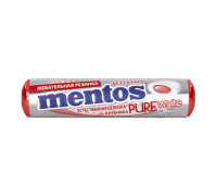 Жевательная резинка Mentos Pure fresh, Клубника, 15,5г