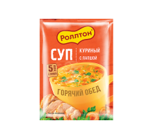 Роллтон Суп куриный с лапшой, 21г