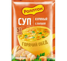 Суп куриный с лапшой Роллтон, 21 г