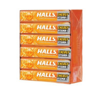 Карамель леденцовая Halls «Витамин C и Апельсин», 25 г