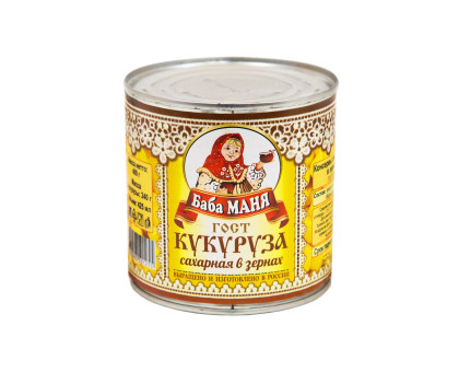 Баба Маня Кукуруза ж/б, 425г