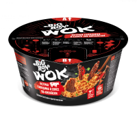 Лапша быстрого приготовления Big Bon WOK острая говядина по-китайски