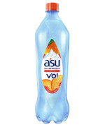 ASU вода без газа, Персик, 1л