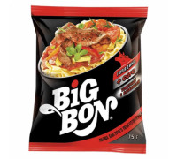 Лапша Big Bon Говядина + томатный соус, 75 гр