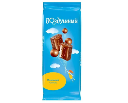 Шоколад Воздушный Молочный пористый, 80г