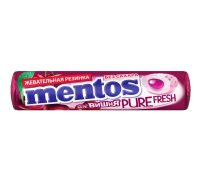 Жевательная резинка Mentos Pure fresh Вишня, 15,5г