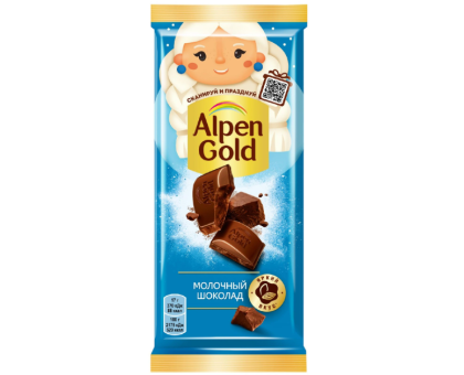Шоколад Alpen Gold Молочный, 80г