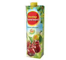 Напиток сокосодержащий Нектар Солнечный Вишня-Яблоко, 0,95л 